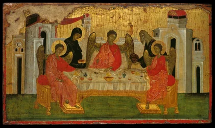 The Hospitality of Abraham, a Symbolic Representation of the Holy Trinity
